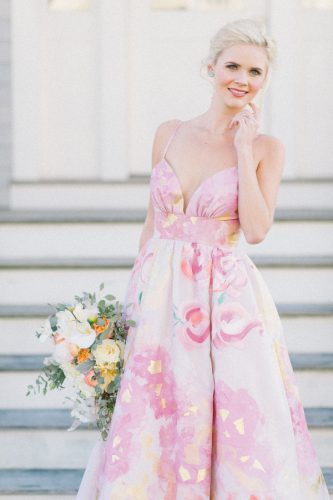 | Kat Harris Photography | Playful Pink and Gold Preppy Bridal